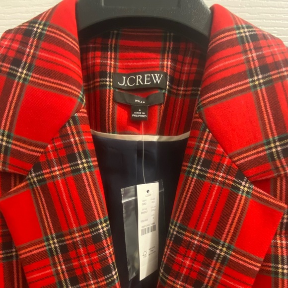 J.Crew Willa Blazer in Good Tidings Sz6 - Picture 2 of 4